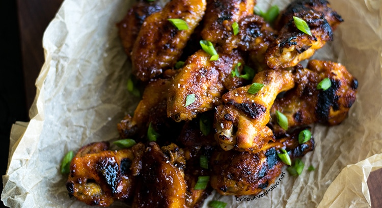 Paleo Sweet & Spicy Baked Chicken Wings | DoYouEvenPaleo.net