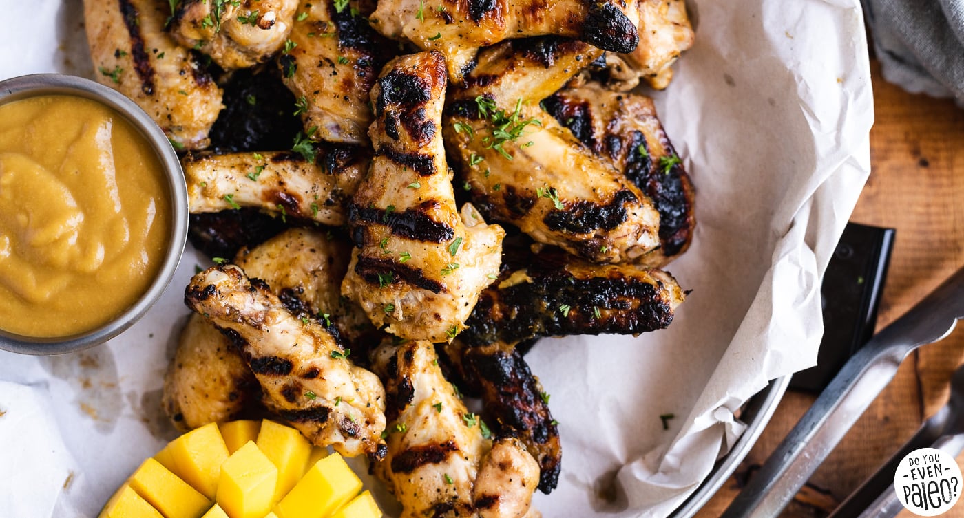 Whole30 Mango Habanero Wings Recipe