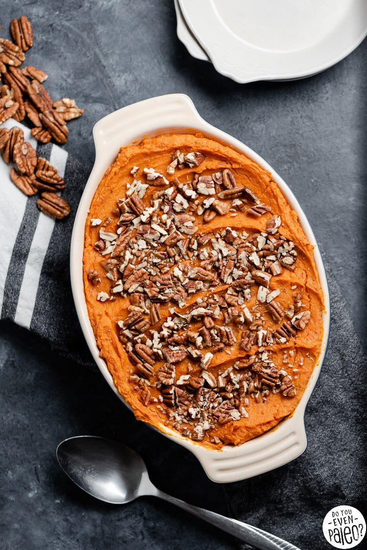 Whole30 carrot & sweet potato casserole