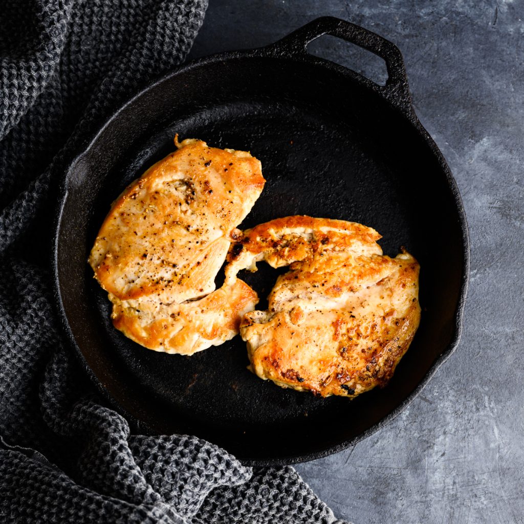 Easy Cast Iron Chicken Breast (Oven or Stovetop) - Chelsea Joy Eats