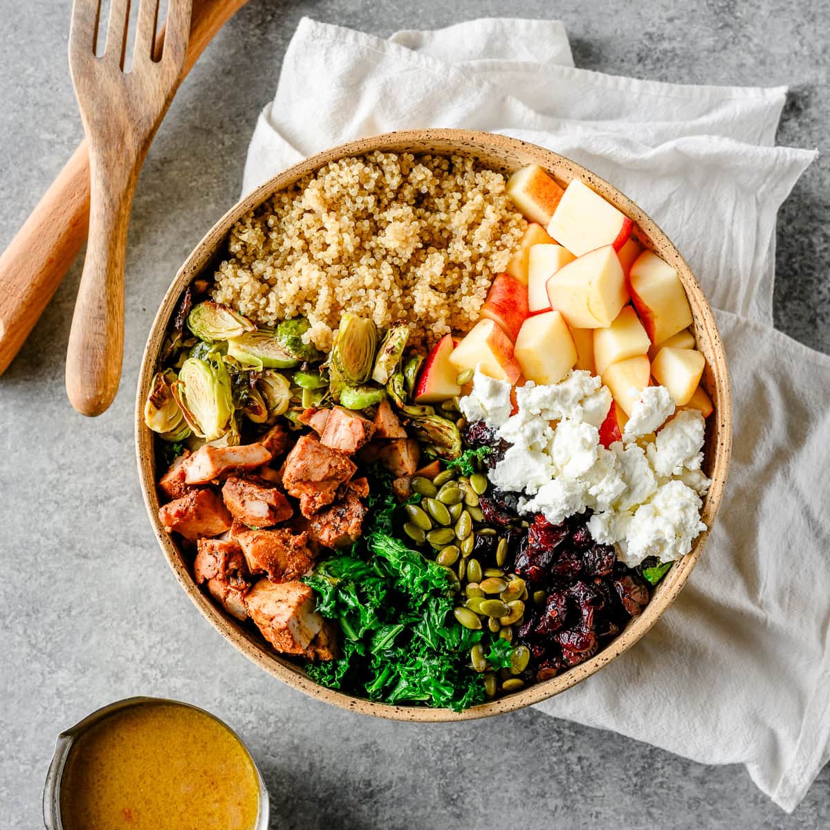 Sprouted Quinoa Salad