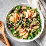 Wild Rice and Arugula Salad with Beets and Maple Tahini Vinaigrette